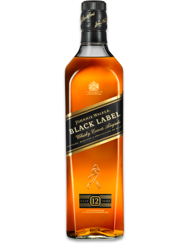 JOHNNIE WALKER BLACK LABEL WHISKY 75C